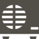 gray icon of an air conditioning system