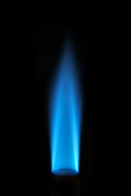 natural gas blue flame image