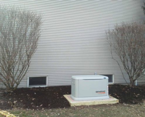 generac system outside of a house