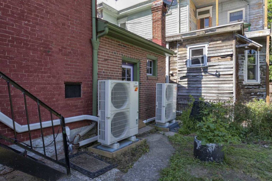 outdoor ductless heat pumps installed Harrisburg