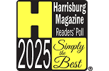 Harrisburg Magazine 2025 Simply the Best award badge for local residential home services.