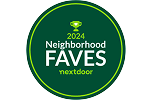 2024 Nextdoor Neighborhood Faves award badge for a top-rated local service provider.