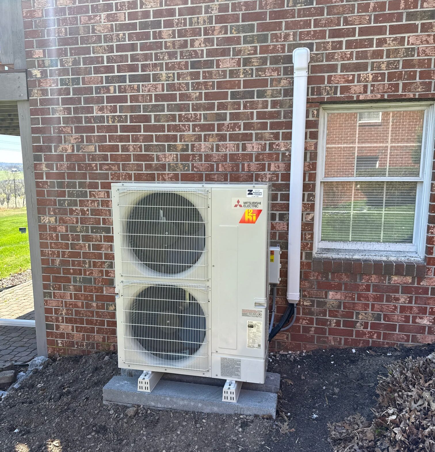 Mitsubishi hyper heat heat pump system